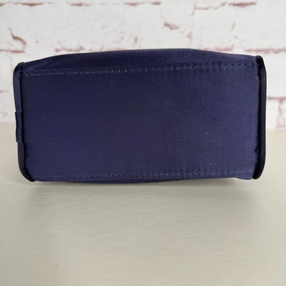 KATE SPADE NEW YORK Navy Nylon 7” Mini Satchel Tote Bag Y2K 90’s Purse Vintage - Picture 6 of 15